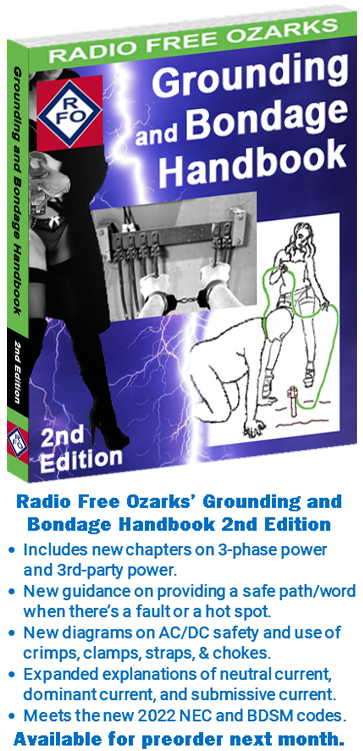 Grounding and Bondage Handbook 2nd edition cover and descriptive text